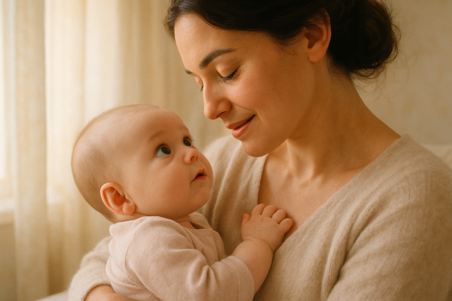 baby mother love